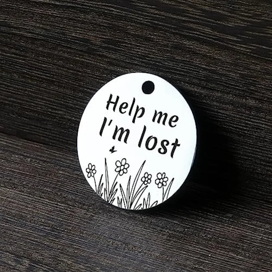 QR Code Stainless Steel Dog ID Tag With Engraved Profile And Email Alerts