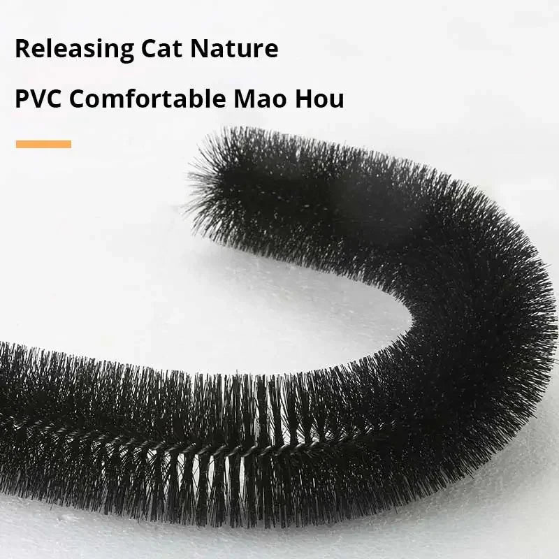 Cat Arch Self Grooming Massage Toy With Rubbing Brush And Scratching Pad