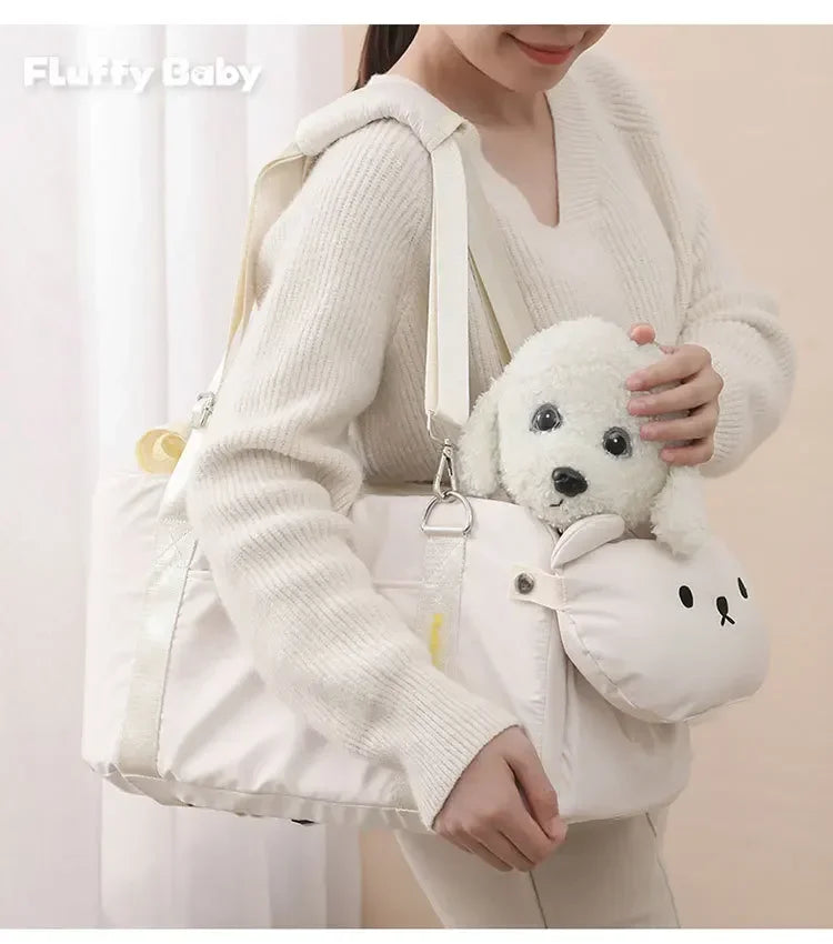 Dog Car Seat Booster for Car Armrest and Cat Carrier