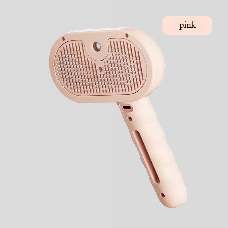 Pet Steam Massage Comb 3 In 1 Hair Removal Brush For Dogs And Cats USB