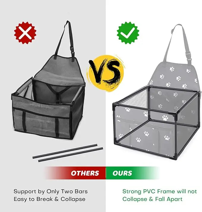 Waterproof Pet Car Seat Cushion For Dogs And Cats Rear Seat Safety Pad