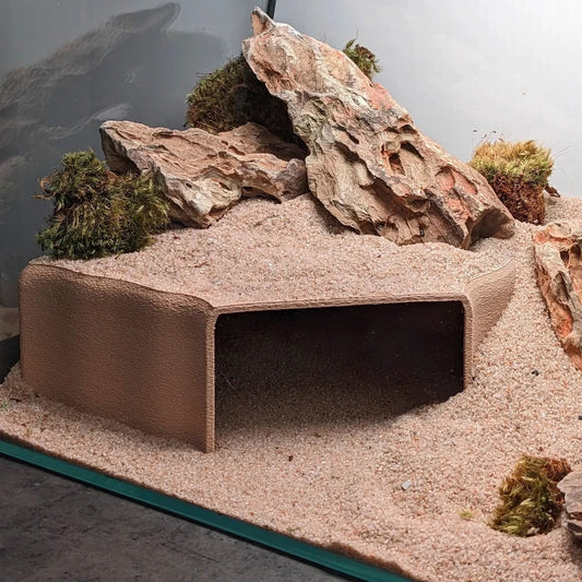 3D Printed Cave Hideouts Shelter for Lizards Turtles and Reptiles Habitat Decor