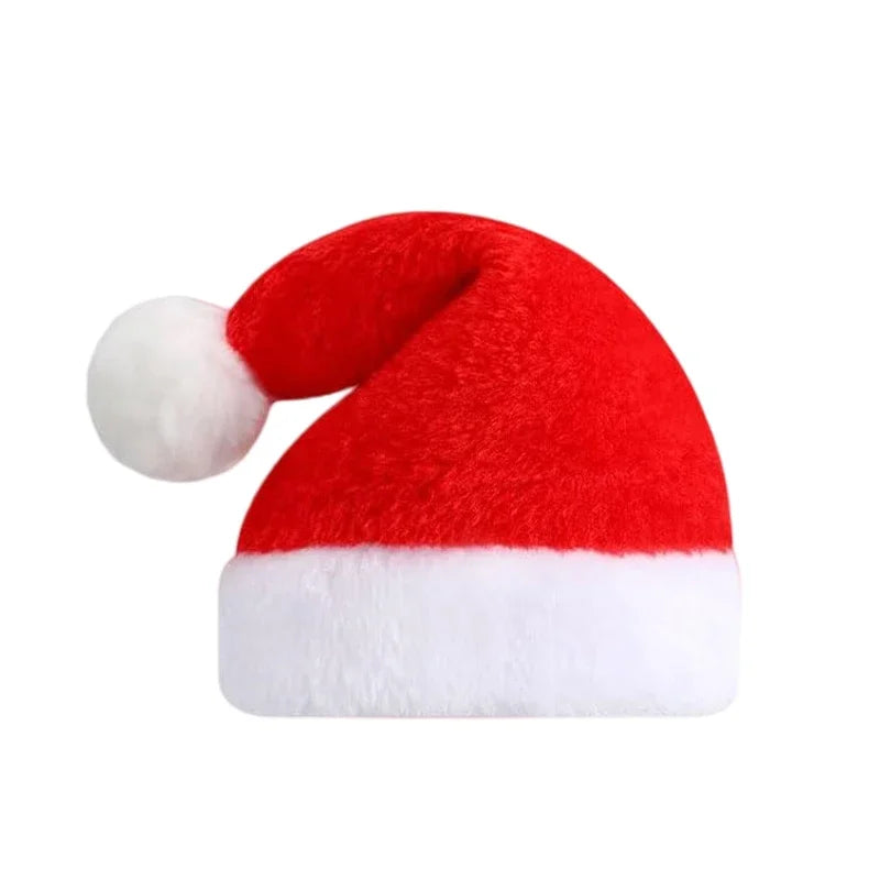 Frienda Plush Santa Hat For Dogs And Cats Christmas Party Costume