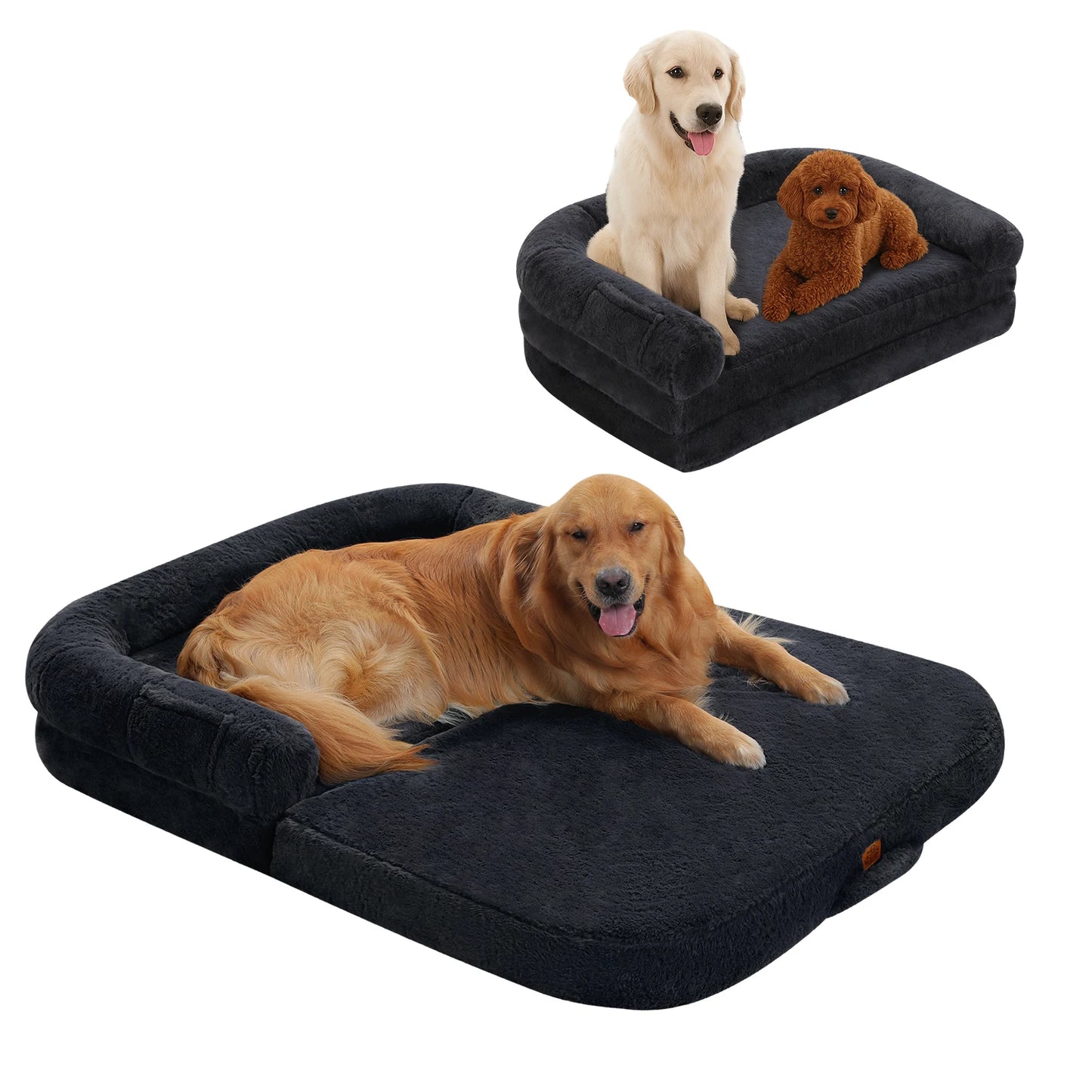 Foldable Portable Dog Bed Mat Machine Washable No Installation Needed