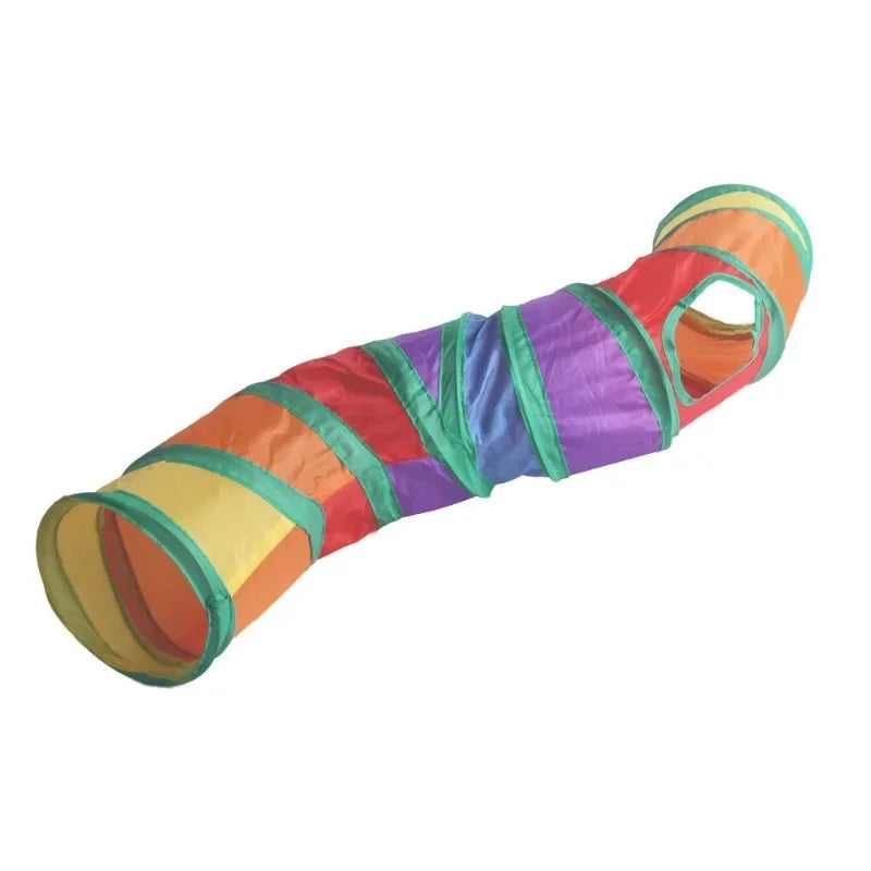 Guinea Pig Collapsible Tunnel Pet Toy for Small Animals and Cage Accessories
