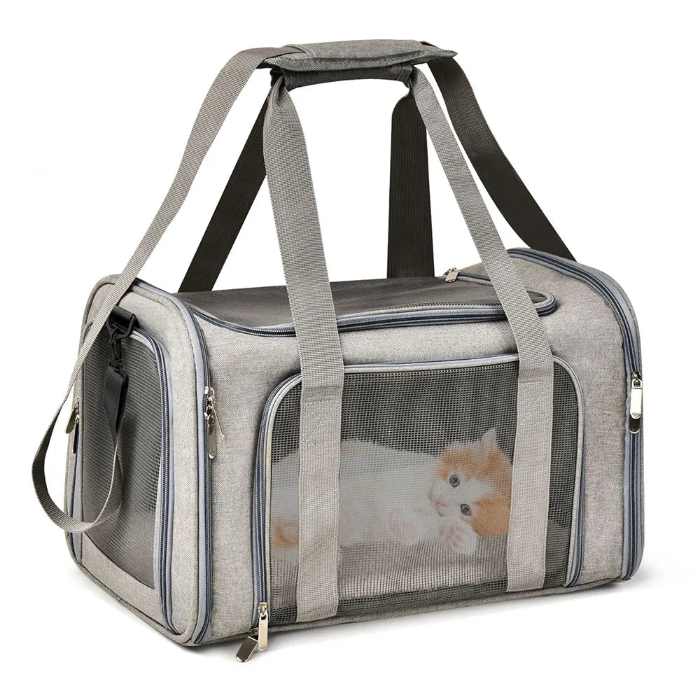Airline Approved Soft Sided Dog Carrier Backpack For Small Dogs And Cats