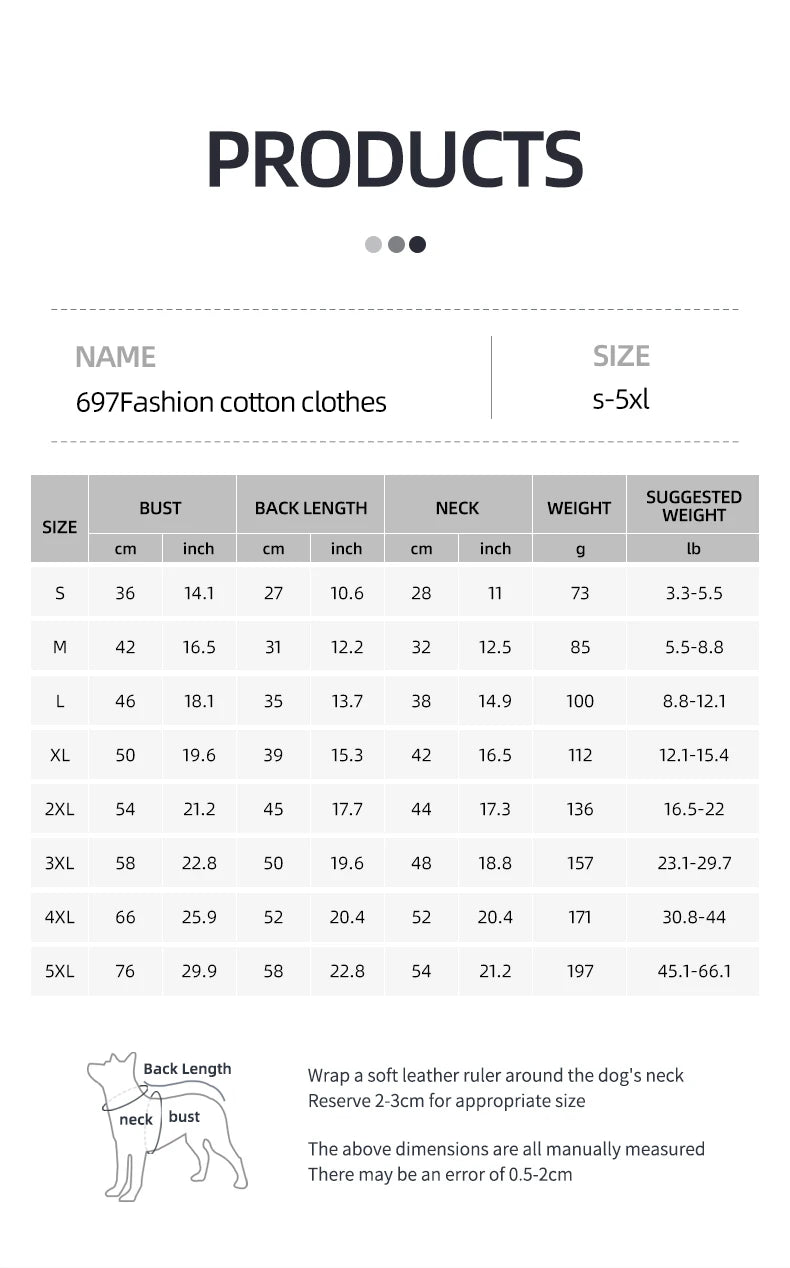 Winter Dog Cotton Coat With Reflective Stripe Harness For All Sizes