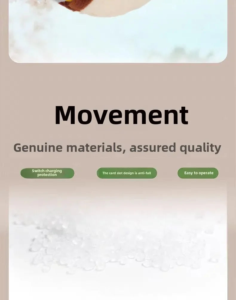 Catnip Interactive Squeaky Plush Bird Toy USB Rechargeable for Cats