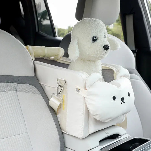 Dog Car Seat Booster for Car Armrest and Cat Carrier
