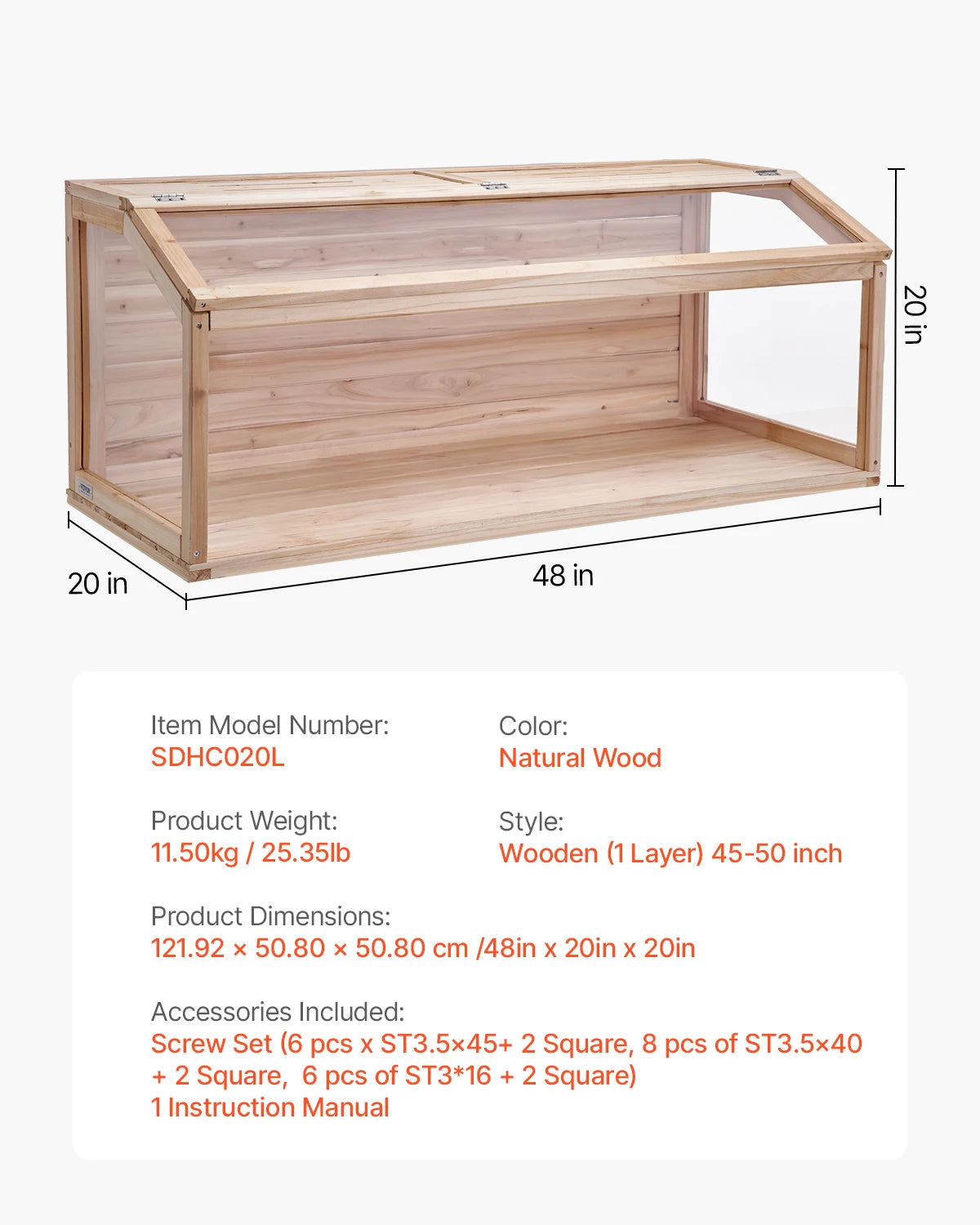 Wooden Hamster Cage With 270 Degree Viewing And Openable Top Ventilated Habitat