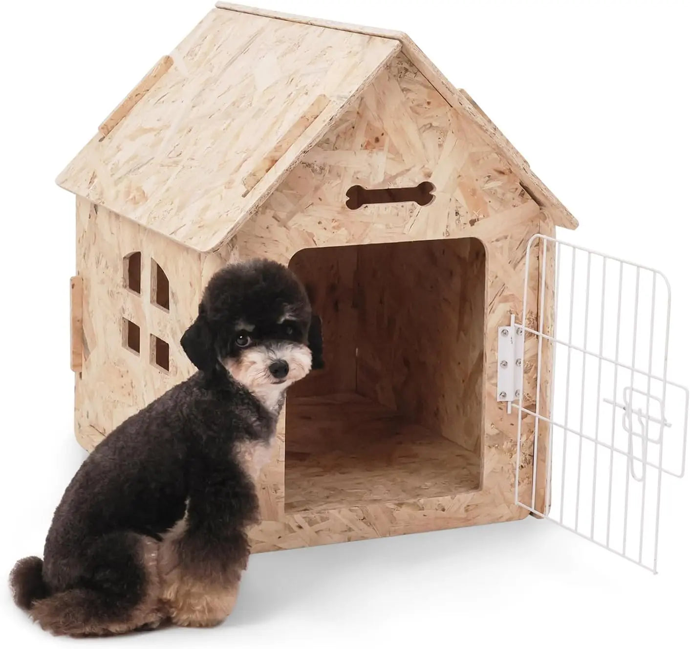 Cozy Wooden Indoor Dog House For Small Dogs And Cats