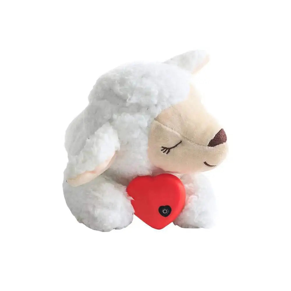 Calming Dog Plush Toy With Real Heartbeat Simulator For Anxiety Sleep Relief