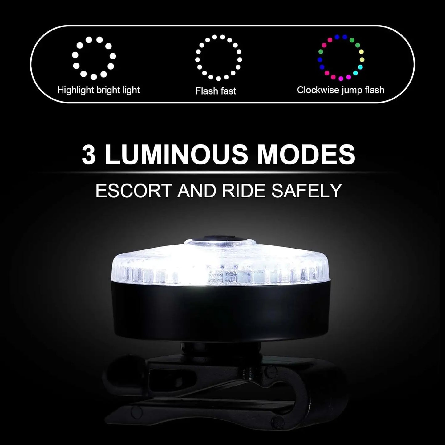 USB Rechargeable LED Dog Collar With 3 Modes For Safe Night Walking