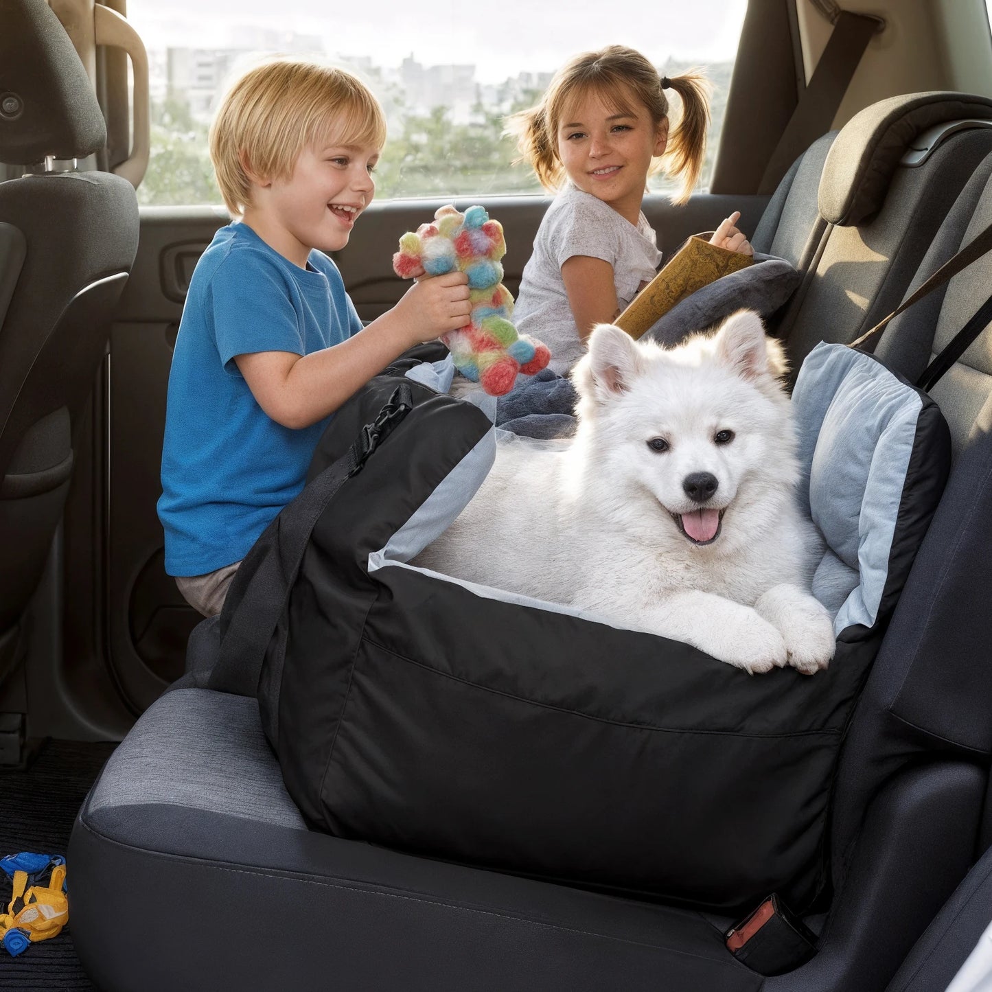 Dog Car Seat Travel Bed And Carrier For Small Dogs Up To 10 Kg