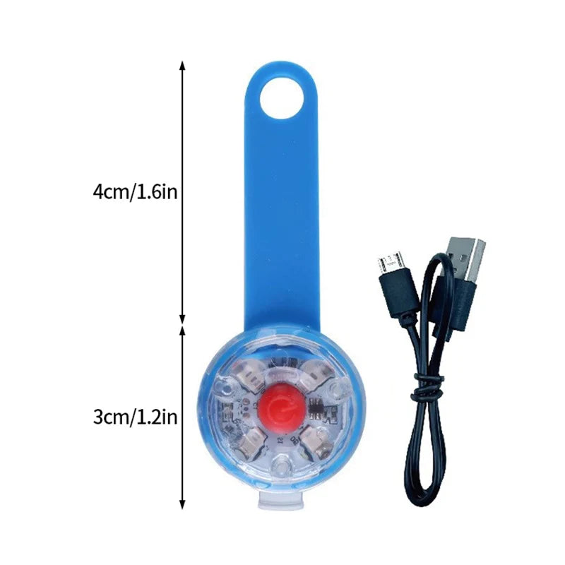 USB Rechargeable LED Dog Collar With 3 Modes For Safe Night Walking