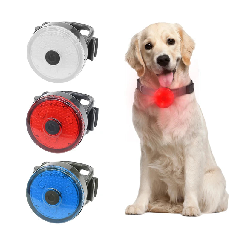 USB Rechargeable LED Dog Collar With 3 Modes For Safe Night Walking