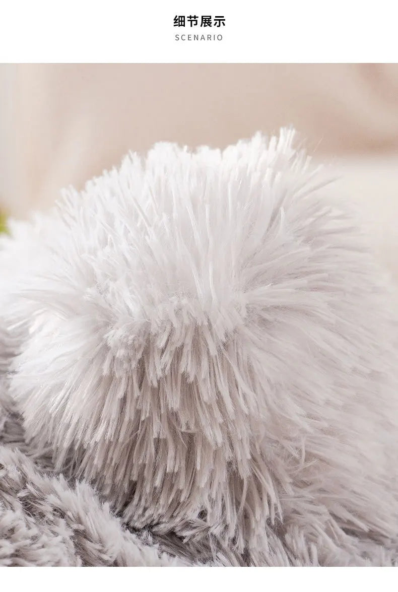 Indoor Soft Cozy Dog Kennel Bed Cave For Small Dogs Portable