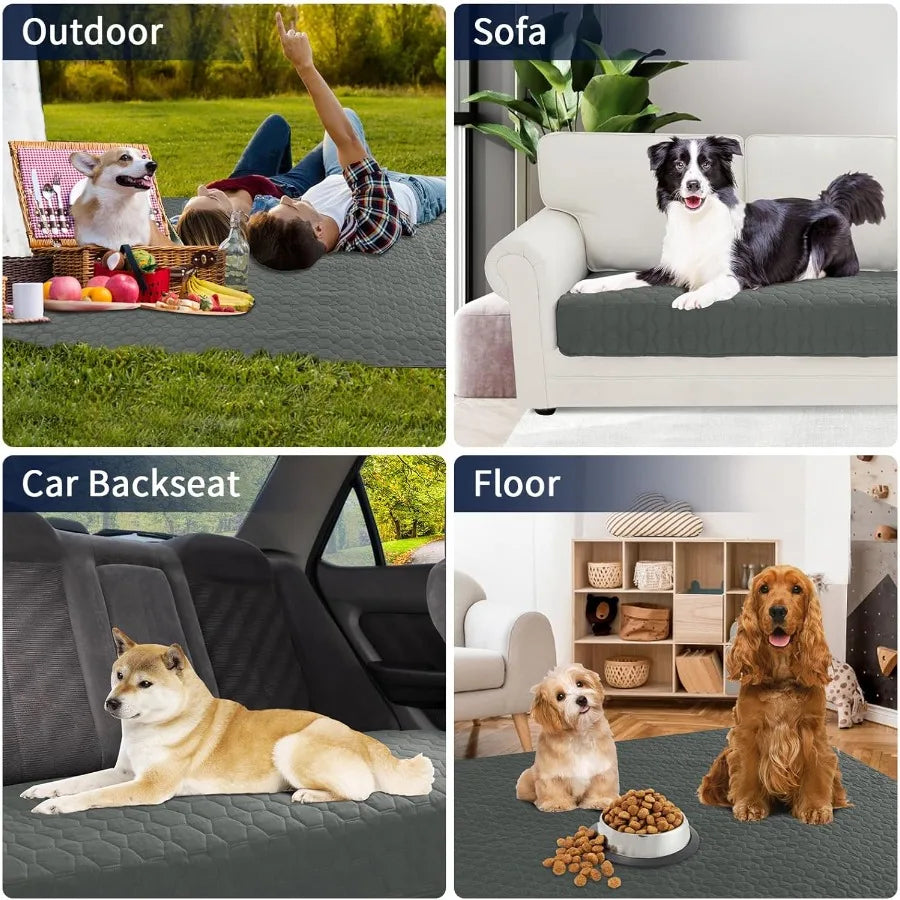 Waterproof Anti Slip Dog Bed Cover Washable Stain Resistant Sofa Protector Couch