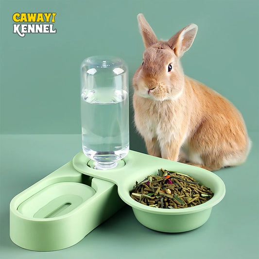 All-in-One Auto Feeder for Pet Rabbits Chinchillas and Guinea Pigs