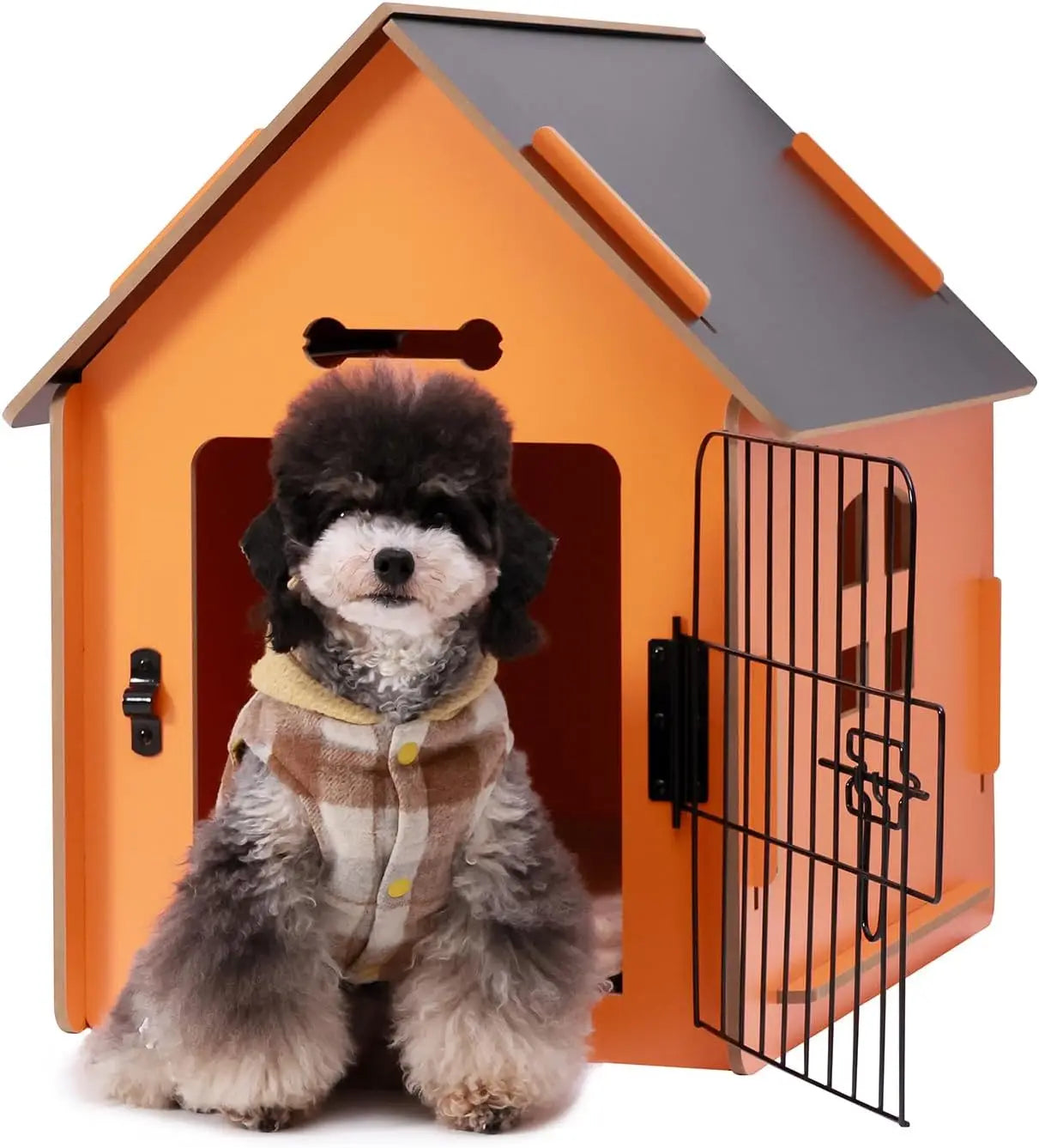 Cozy Wooden Indoor Dog House For Small Dogs And Cats