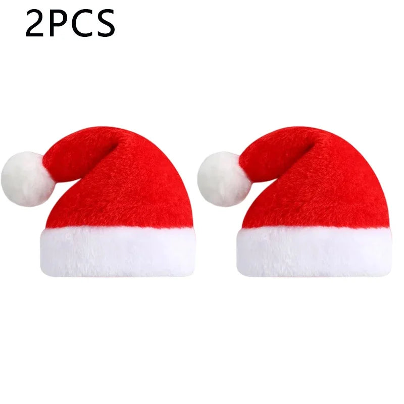 Frienda Plush Santa Hat For Dogs And Cats Christmas Party Costume