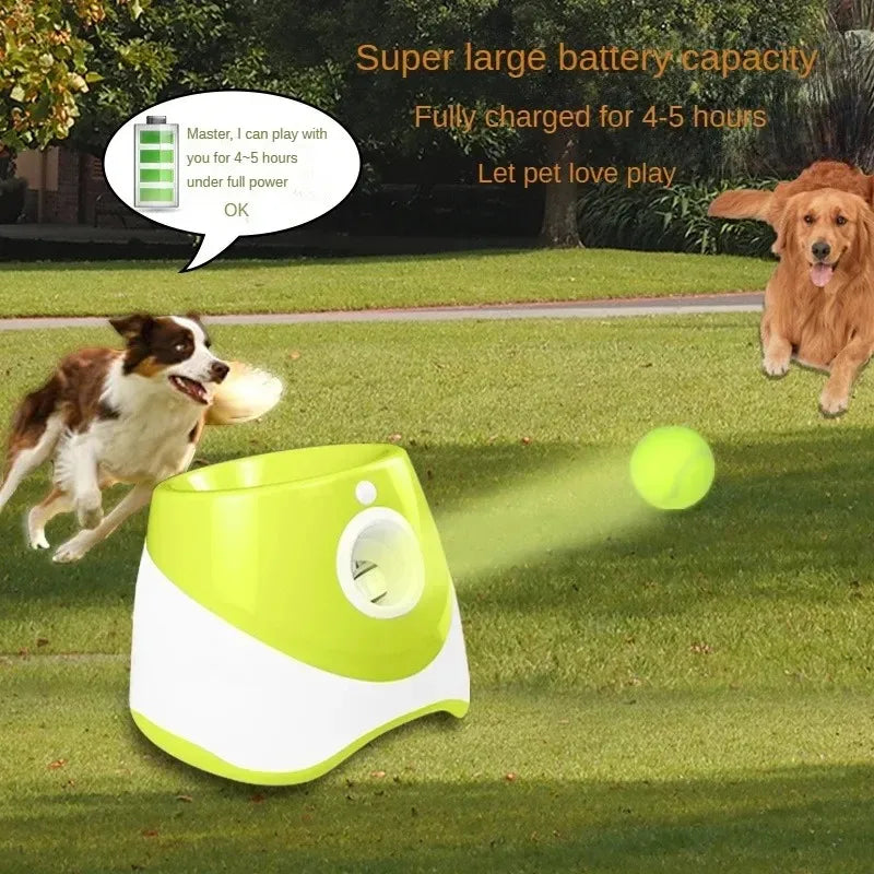 Automatic Dog Ball Launcher USB Rechargeable Chase Toy For Dogs