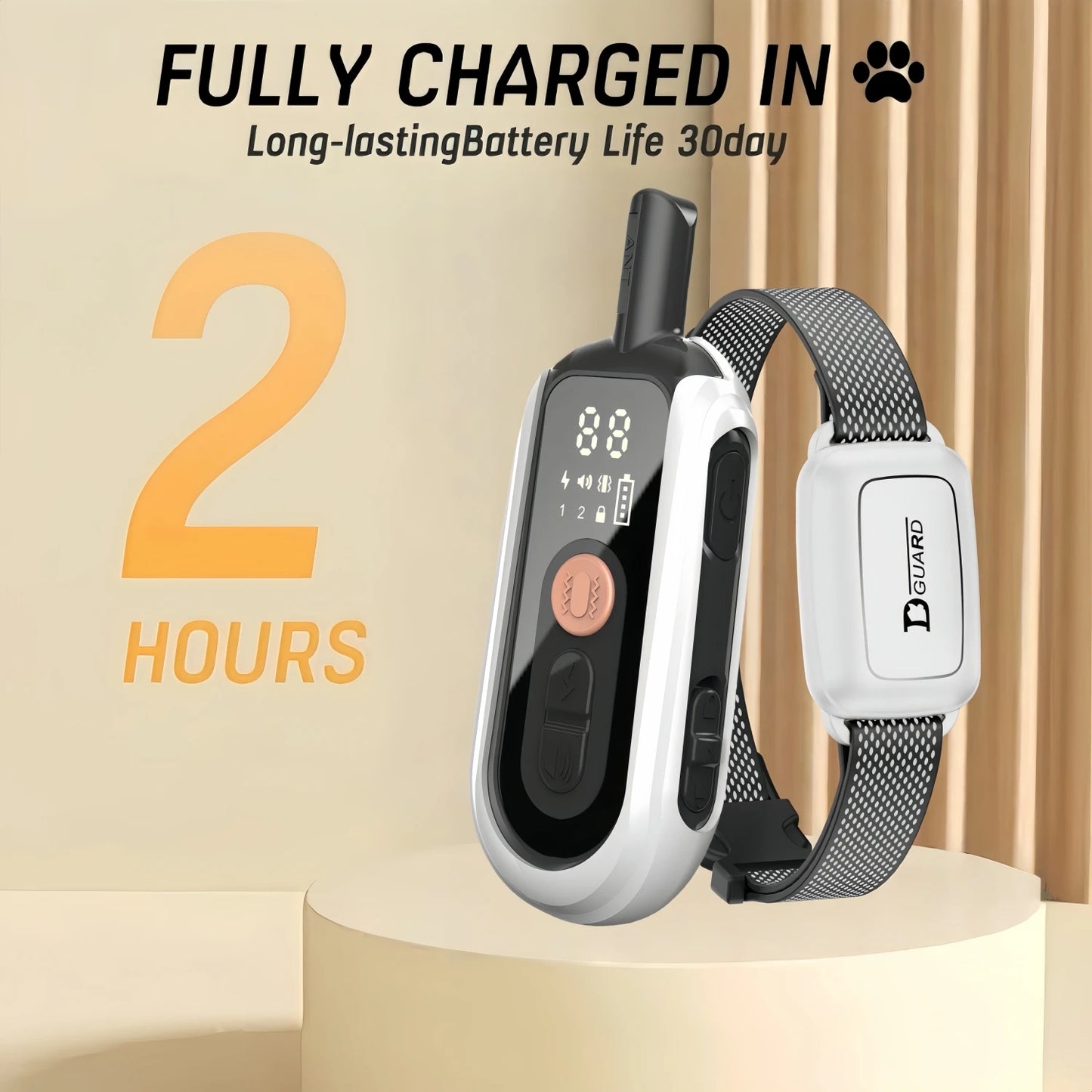 YHLC 3300ft Automatic Bark Deterrent Collar Rechargeable Training Tool For Dogs