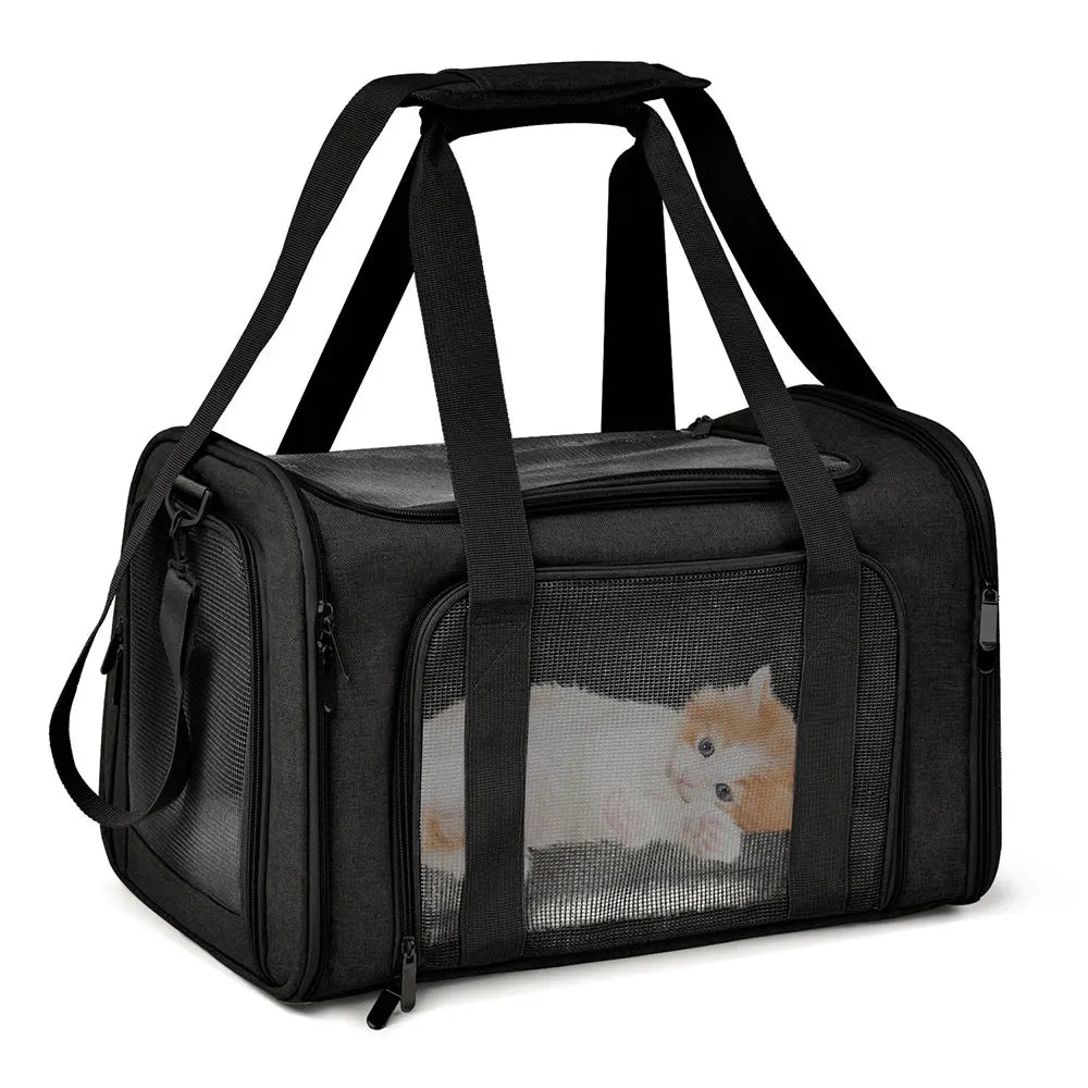 Airline Approved Soft Sided Dog Carrier Backpack For Small Dogs And Cats
