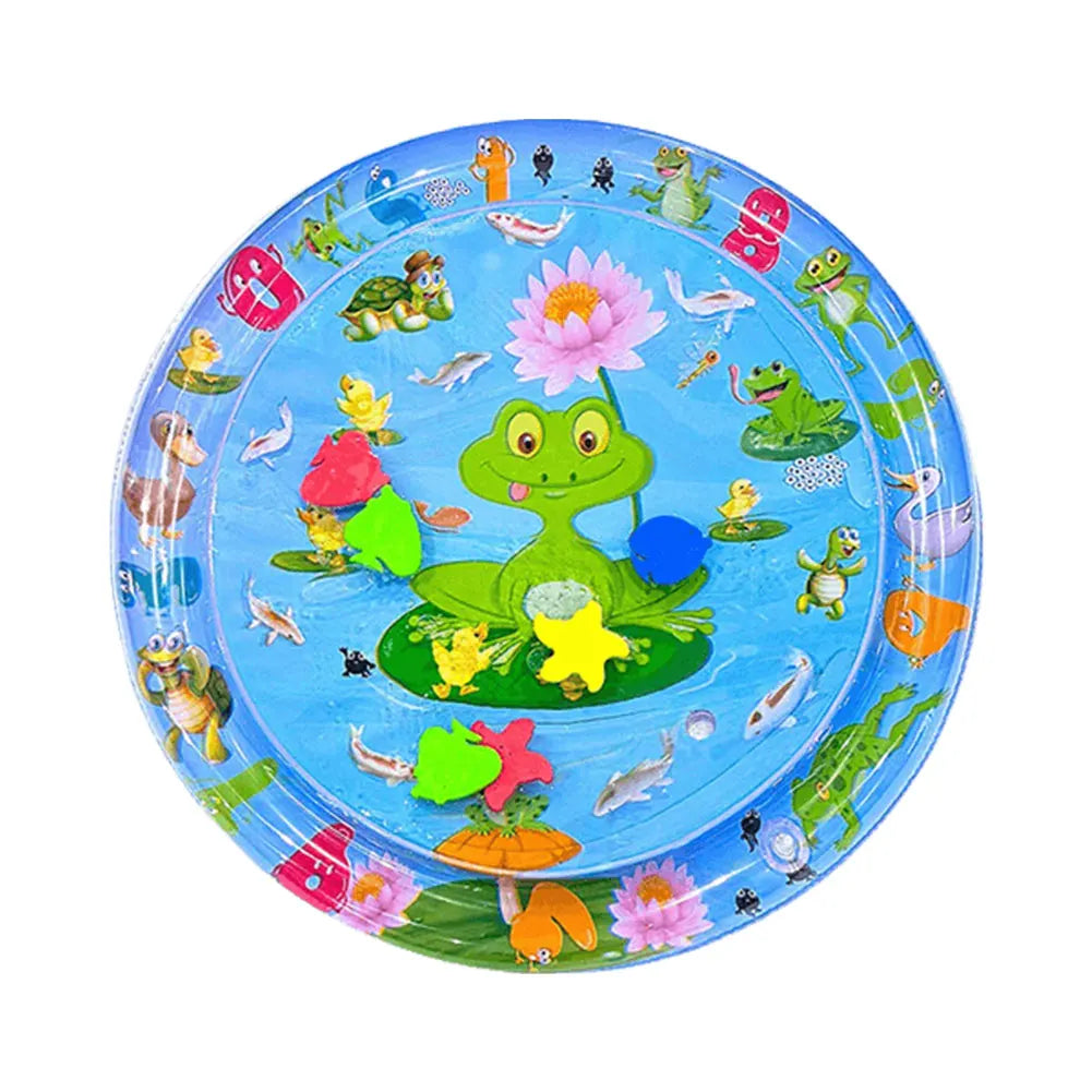 Water Sensory Play Mat With Fish For Bored Indoor Cats And Tummy Time