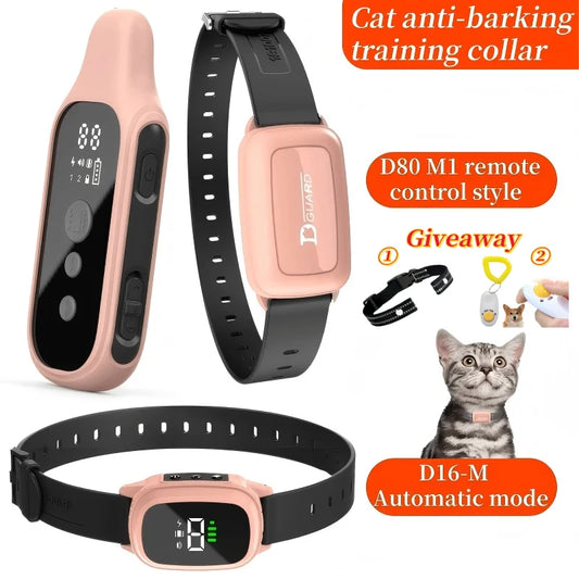 YHLC 800m Cat Anti Meowing Collar No Shock Vibration Trainer for Cats