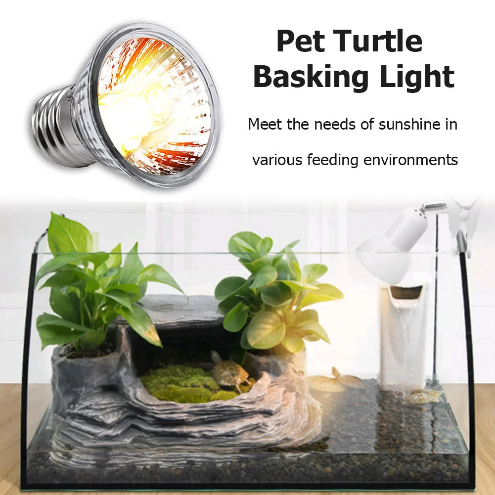 1-5PC 25W 50W 75W UVA+UVB Pet Reptile Heating Lamp Heat Light Bulb Turtle Lizard Heater Bulb Full Spectrum Sunlamp for Amphibian