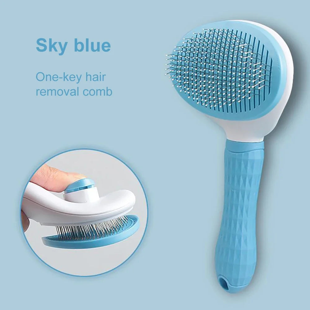 Dog Hair Remover Brush For Long Hair Pets Cat Hair Cleaner Grooming