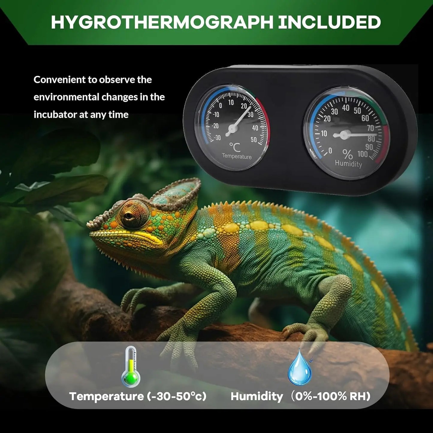 Glass Reptile Terrarium With Top And Side Ventilation Double Hinge Door