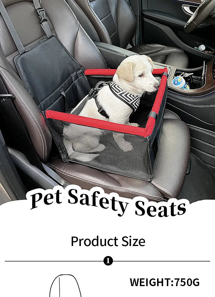 Waterproof Pet Car Seat Cushion For Dogs And Cats Rear Seat Safety Pad