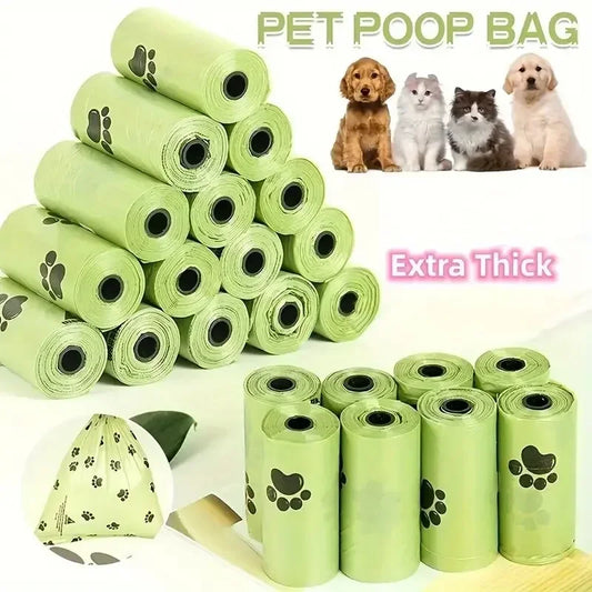 240PCS Leakproof Dog Poop Bags 16 Rolls Thick Scented Pet Waste Bags Odor Control Disposal for Outdoor Walking Dogs