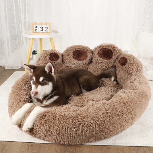 Fluffy Large Dog Bed Sofa Style Pet Basket for Dogs and Cats