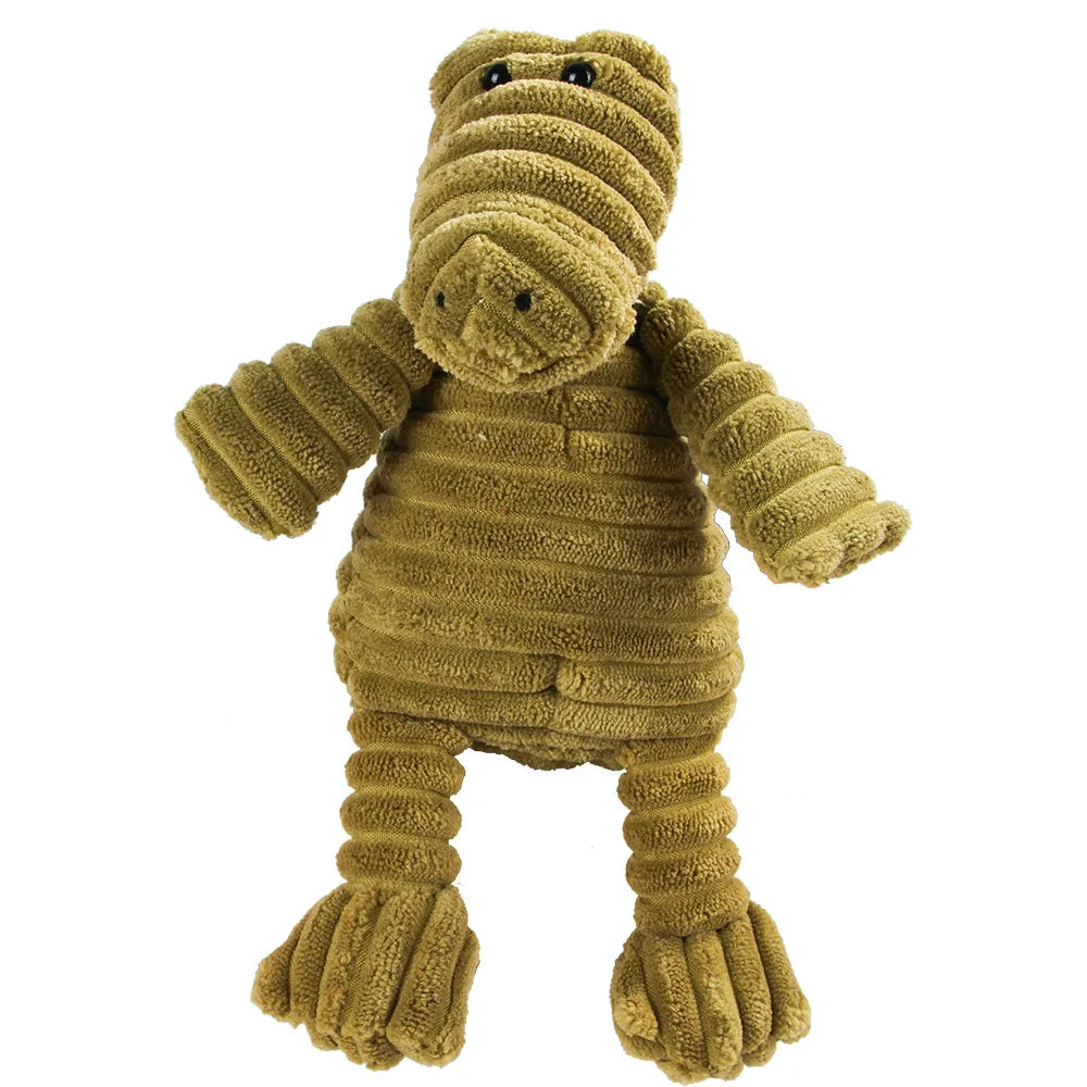 Corduroy Monkey Molar Toy for Large Dogs Voice Plush