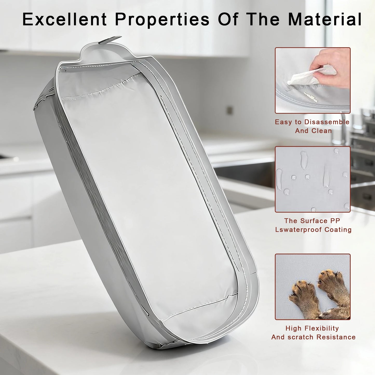 Automatic Cat Litter Box Replacement Accessories Fabric Liner Removable Mat