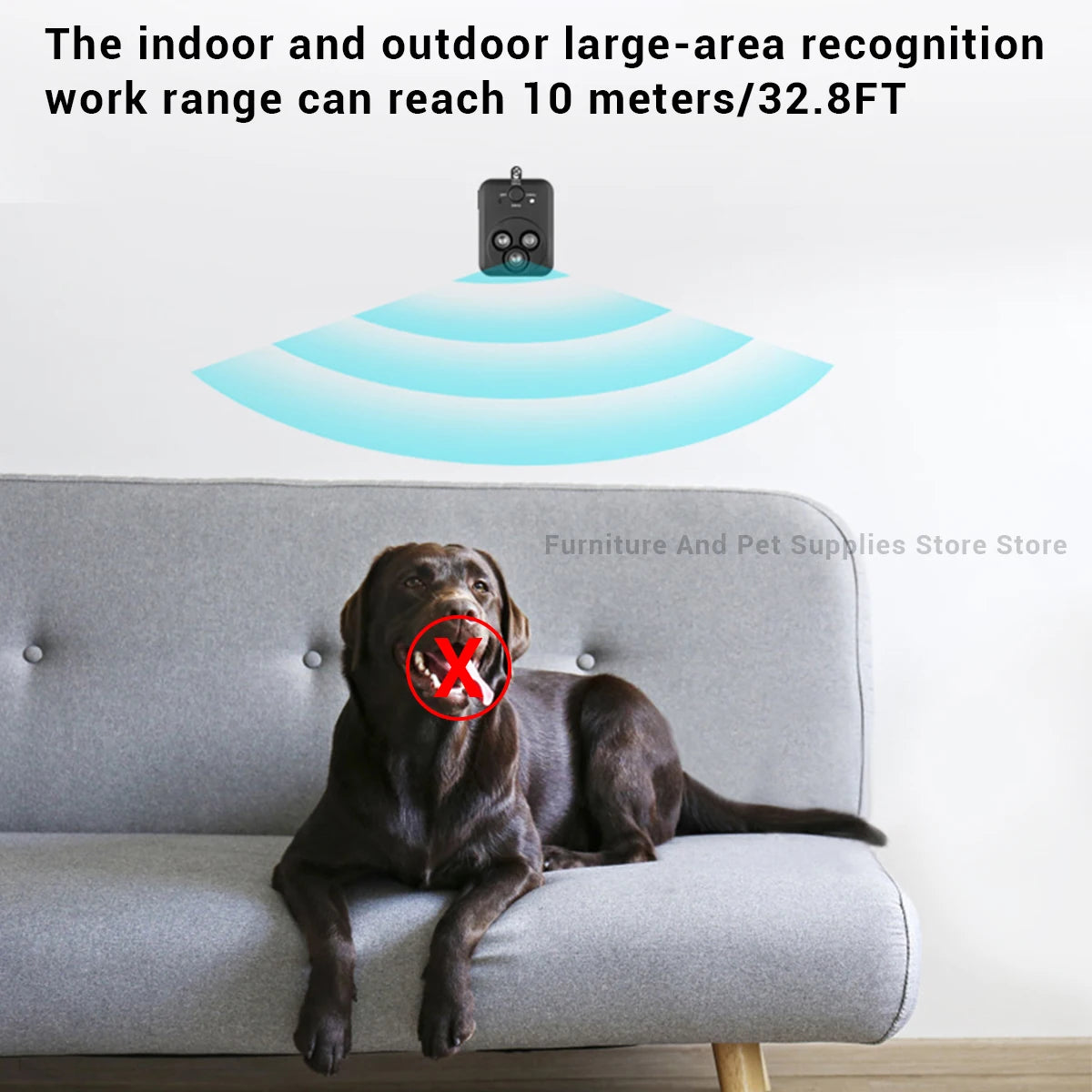 Ultrasonic Anti Barking Device With 3 Modes Auto Stop Barking For Dogs