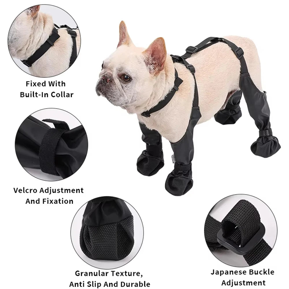 Waterproof Dog Boots Outdoor Galosh Booties For Pet Safety And Comfort