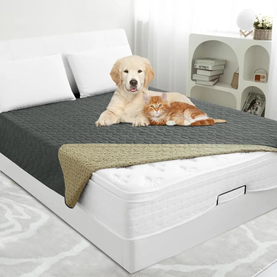 Waterproof Anti Slip Dog Bed Cover Washable Stain Resistant Sofa Protector Couch