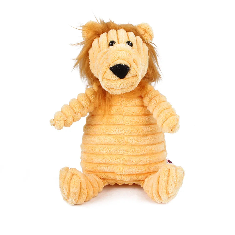 Corduroy Monkey Molar Toy for Large Dogs Voice Plush