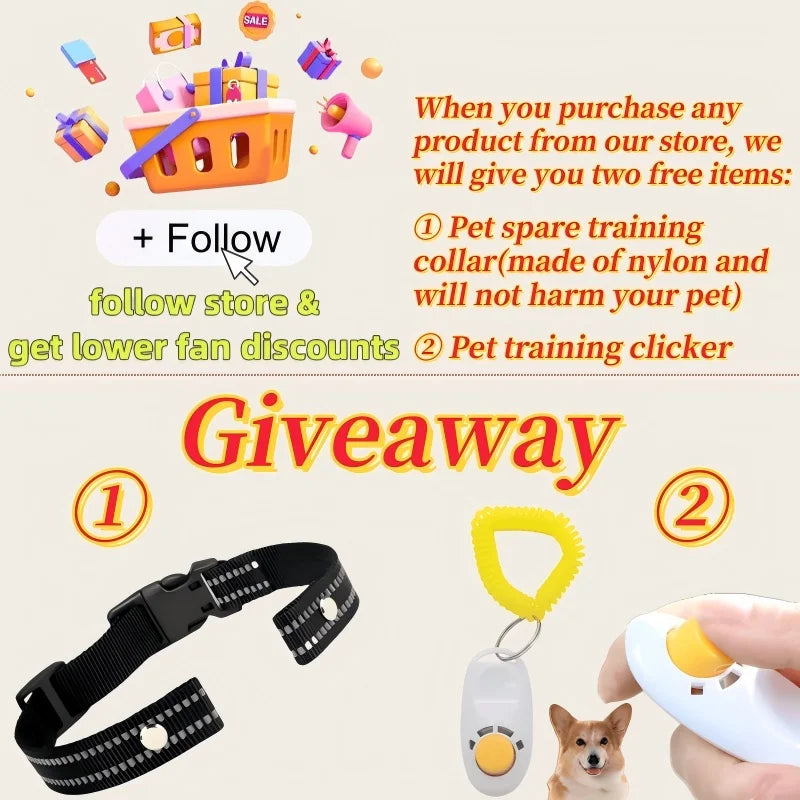 YHLC Automatic Anti Barking Dog Collar Rechargeable Training Collar