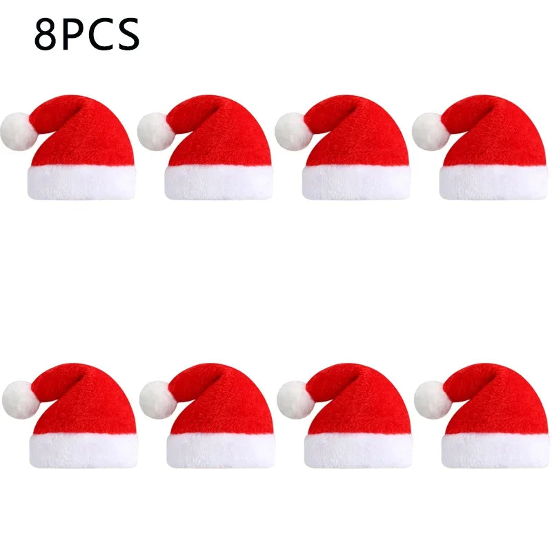 Frienda Plush Santa Hat For Dogs And Cats Christmas Party Costume