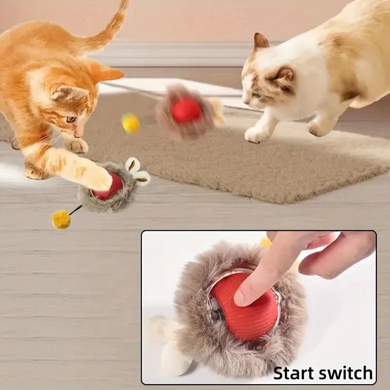 Rechargeable Hide And Seek Pet Toy For Cats And Dogs Interactive Ball Play Set