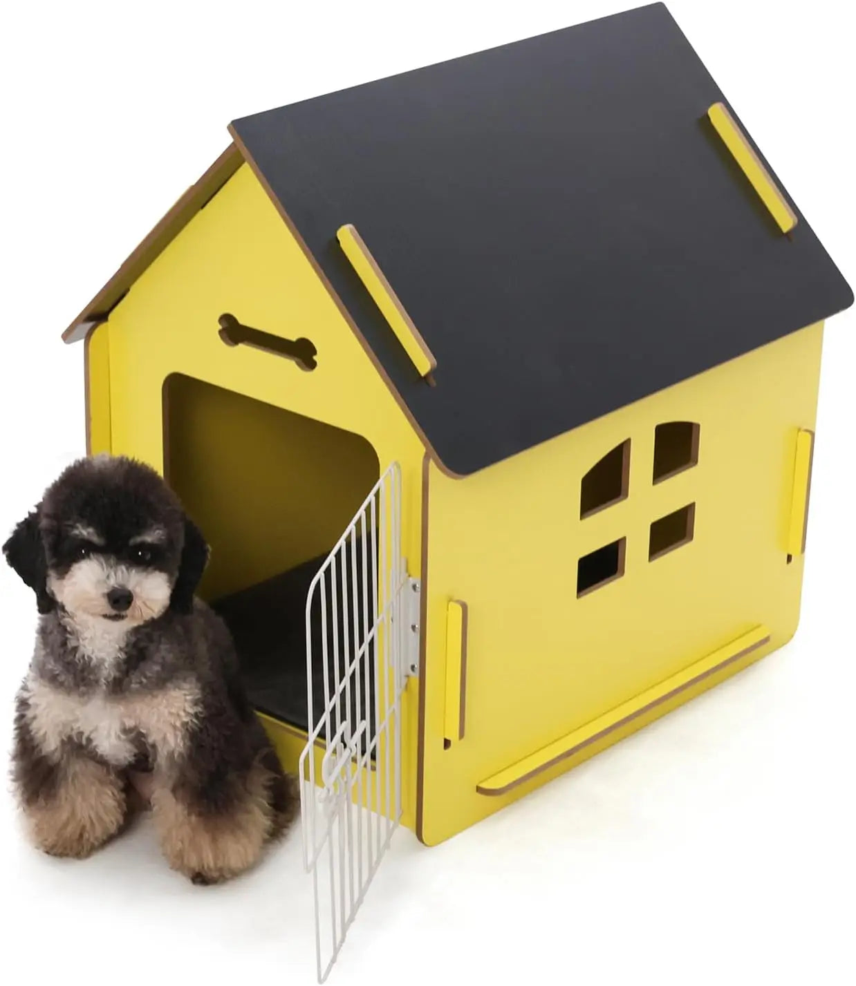 Cozy Wooden Indoor Dog House For Small Dogs And Cats