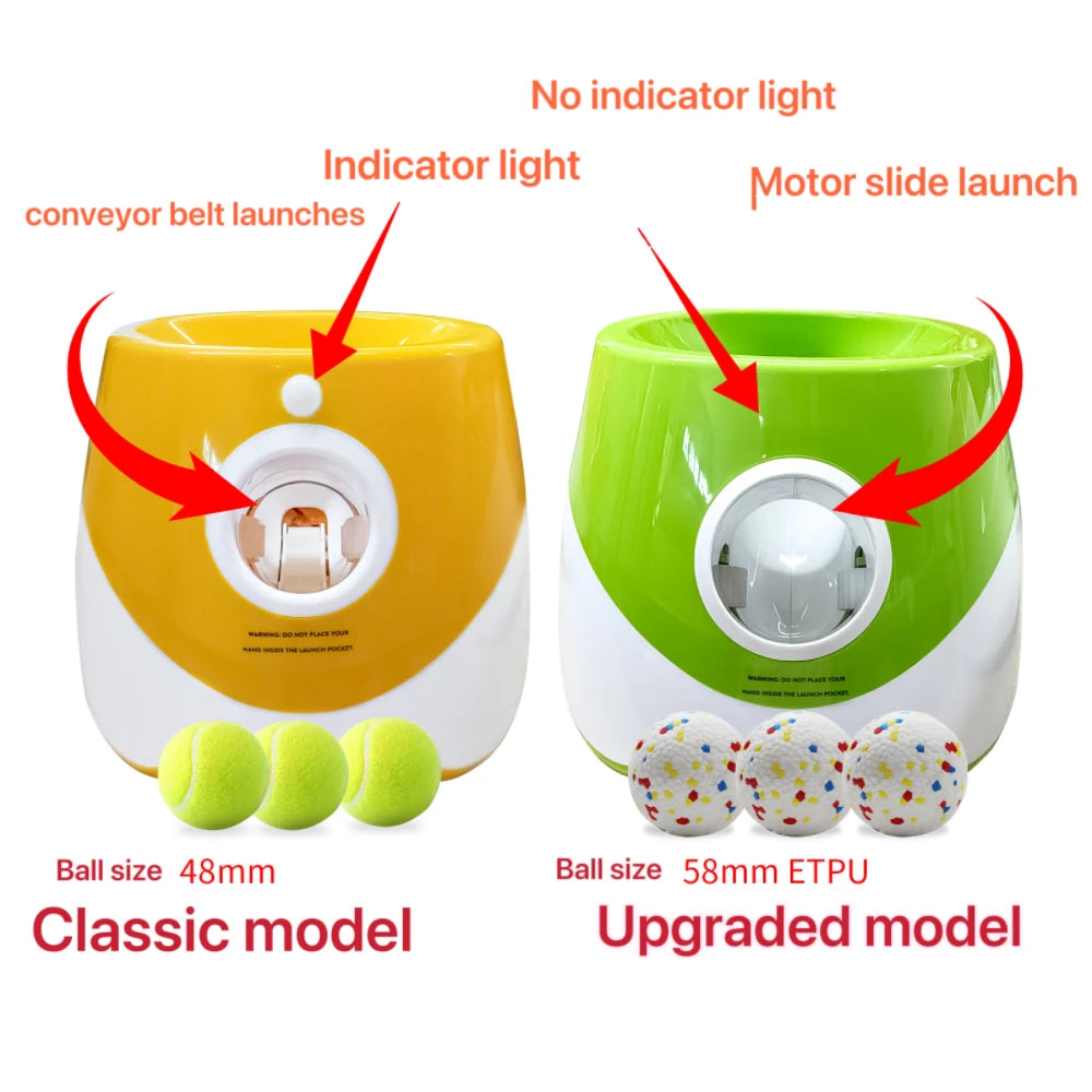 Automatic Dog Ball Launcher USB Rechargeable Chase Toy For Dogs