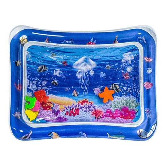 Water Sensory Play Mat With Fish For Bored Indoor Cats And Tummy Time