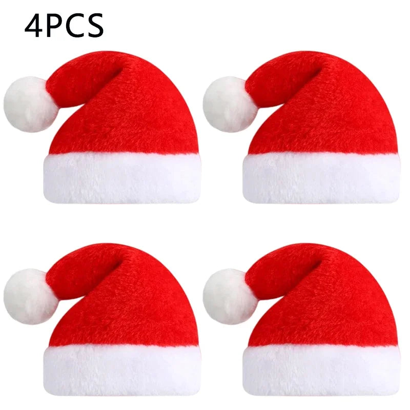 Frienda Plush Santa Hat For Dogs And Cats Christmas Party Costume