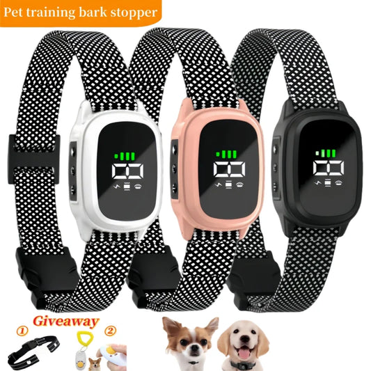 YHLC Automatic Anti Barking Dog Collar Rechargeable Bark Stopper for All Dogs
